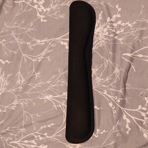 Black Ergonomic Memory Foam Keyboard Wrist Rest for Computer Keyboard Support
